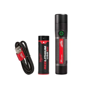 LAMPARA DE MANO 80 LUMENES RECARGABLE USB C/BATERI