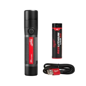 LAMPARA DE MANO 1100 LUMENES RECARGABLE USB/BATERI