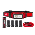 LAMPARA FRONTAL P/CASCO RECARGABLE USB
