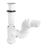 CESPOL P/LAVABO C/BOTE CHICO C/CUBIERTA A. INOX