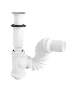 CESPOL P/LAVABO C/BOTE CHICO C/CUBIERTA A. INOX