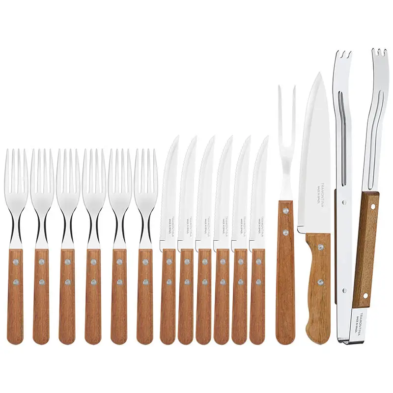 JGO. P/ ASADO 15 PIEZAS DINAMYC TRAMONTINA