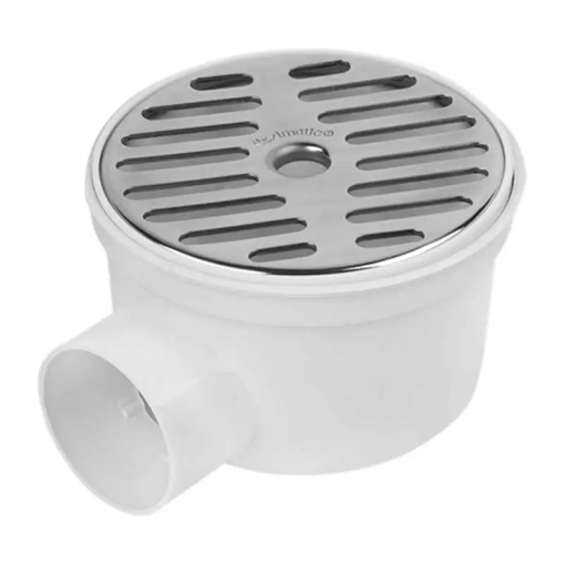 CESPOL COMPACTO C/REJILLA INOX. C/TAPA   FLEXIMATI