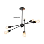 LAMPARA DE TECHO P/6 FOCO E27 60W METAL NG FOC.EXP