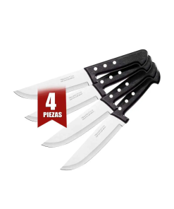 CUCHILLO  8" COCINA MGO.PLASTICO UNIVERSAL 4 PZAS