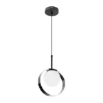 LAMPARA COLGANTE P/1 FOCO E27 40W COBRE/VIDRIO