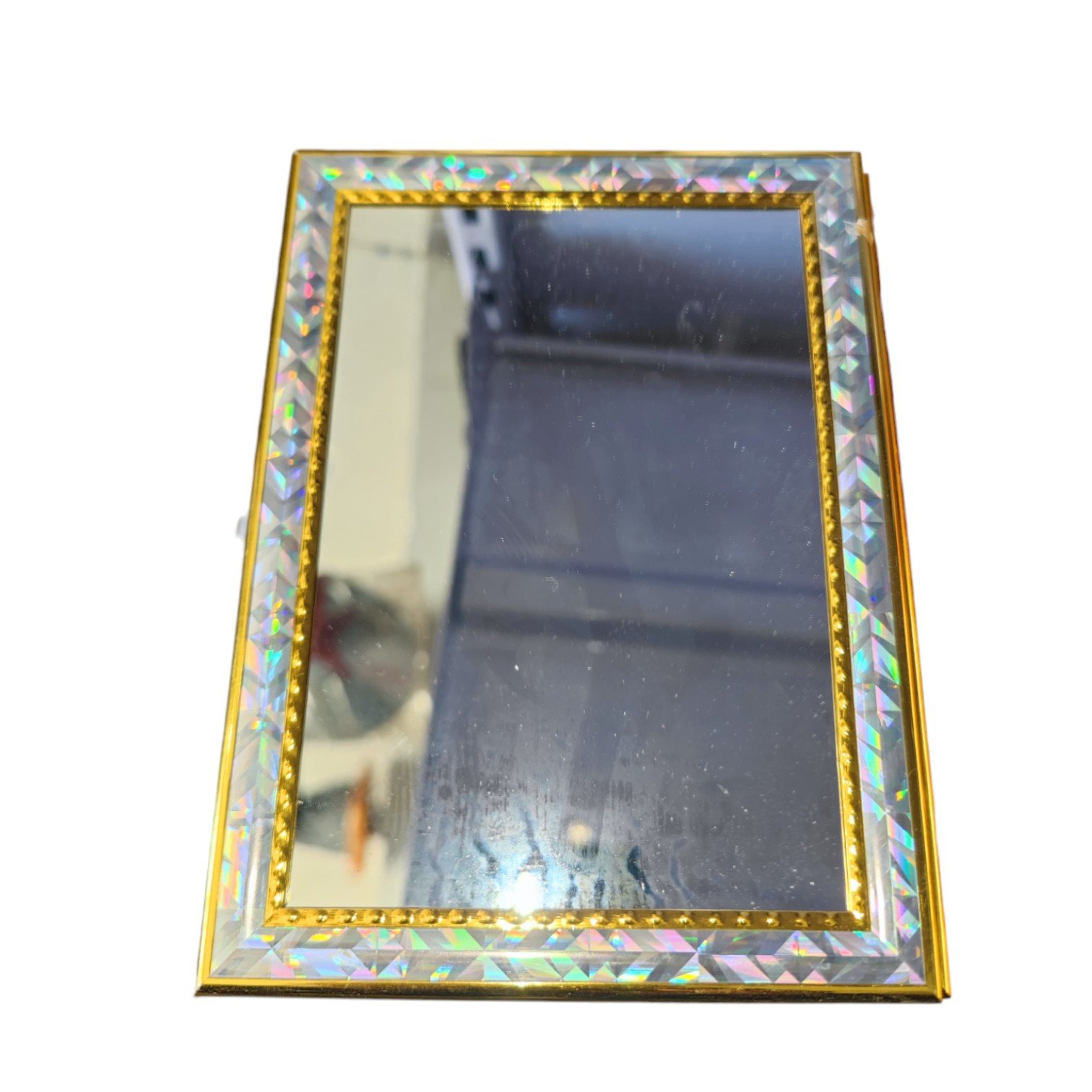 Espejo Decorativo con Marco - 14x19 cm - Elegante y Compacto para Hogar u Oficina