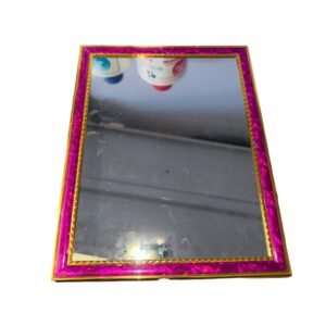 Espejo Decorativo con Marco - 20x25 cm -   Diseño Elegante para Hogar y Oficina