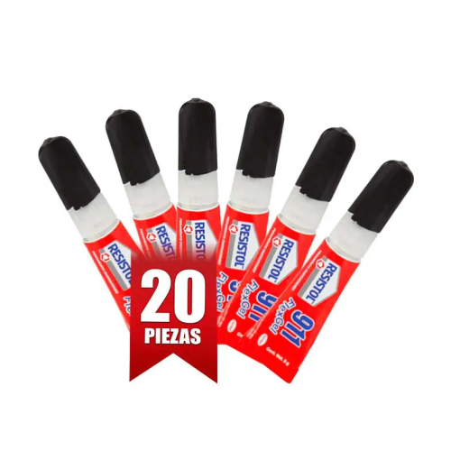PEGAMENTO  911 3 GR SUPER FLEX GEL 20PZ