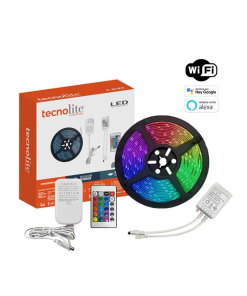TIRA LED 24W RGB DE 5M P/INTERIOR