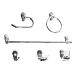 JGO. DE ACCESORIOS BAÑO 6 PZ CROMO DICA