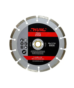 DISCO DE DIAMANTE  7" SEGMENTADO MARMOL HUM