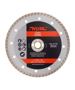 DISCO DE DIAMANTE  7" TURBO MARMOL HUM