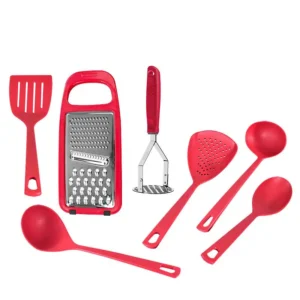 KIT DE UTENCILIOS PARA COCINA DE 7 PZAS