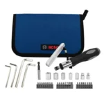 JUEGO DE PUNTAS + LINTERNA BOSCH (38 PZ)
