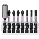 JGO PUNTAS P/DESTORNILLAR C/ADAPTADOR -8PZ