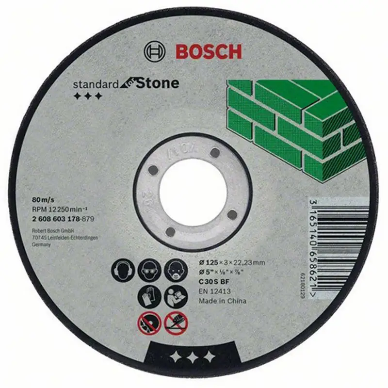 DISCO P/CORTAR PIEDRA 7" X 1/8" STANDARD