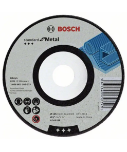 DISCO P/DESBASTE  5" X 1/4" METAL STANDARD INOX