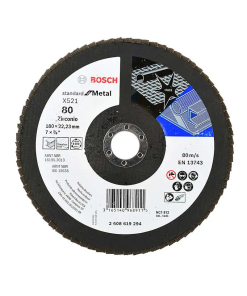 DISCO 7" X 7/8 G80 FLAP CURVO STD P/METAL14