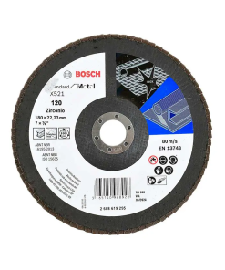 DISCO FLAP 7" X 7/8 G120 CURVO STD P/METAL14