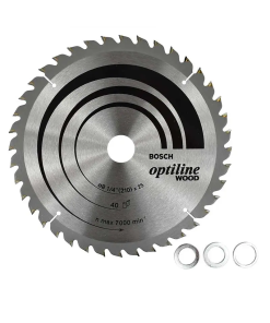 DISCO SIERRA CIRCULAR 8 1/4" 40 DIENTES - MADERA