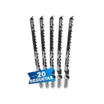 SEGUETA T244D P/MADERA 5 PZAS. - 4 PAQUETES