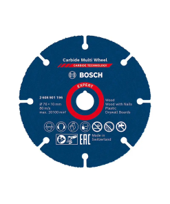 DISCO DE CARBURO  3" X 10MM P/MADERA MULTIWHEE 1PZ