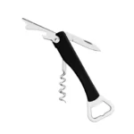 DESTAPADOR SACACORCHO Y NAVAJA ACERO INOX MGO NG