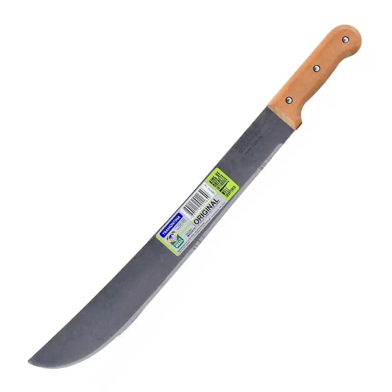 MACHETE DE 16" PULIDO C/MANGO DE MADERA TRAMONTINA
