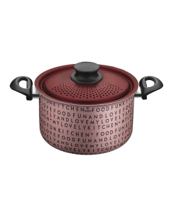 OLLA DE 5.1 LT C/TAPA P//ESPAGUETI ROSA MYLOVELY K