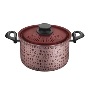 OLLA DE 5.1 LT C/TAPA P//ESPAGUETI ROSA MYLOVELY K
