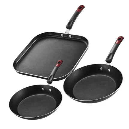 SARTEN JGO. 3 PZS (20, 26 Y 30CM) EVERYDAY NEGRO