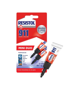 PEGAMENTO  911 MINI DUO 1G 2 PZ INSTANTANEO HENKEL