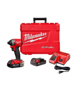 ATORNILLADOR DE IMPACTO 1/4" 2AMP C/2BAT/CARG/ESTU