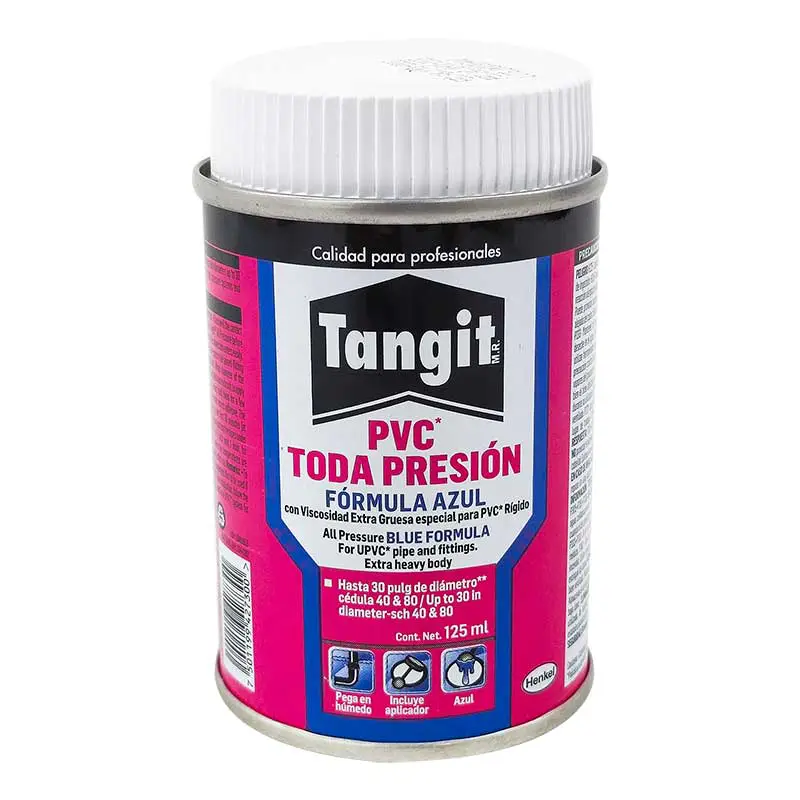 PEGAMENTO P/PVC 125 ML BOTE TODA /PRE AZUL TANGIT