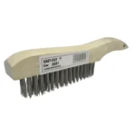 CEPILLO DE ALAMBRE 12" A/INOX M/MADERA TENAZIT