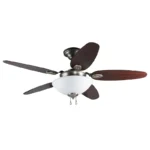 VENTILADOR PAXTON 48" PEWTER 5 ASPAS NEGRO/CEREZO