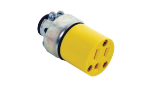 Conector de Vinilo 15A 125V NEMA 5-115, Amarillo Eagle 2887-BOX