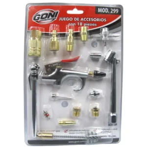JUEGO DE ACCESORIOS  NEUMATICOS 18 PZAS**