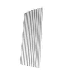 Lámina de Aluminio Ternium 2.44 m Calibre 32 Ondulada – Diseño Antilluvia para Cubiertas que Mejora el Escurrimiento de Agua