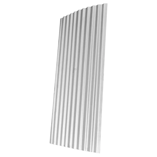 Lámina de Aluminio Ternium 2.44 m Calibre 32 Ondulada – Diseño Antilluvia para Cubiertas que Mejora el Escurrimiento de Agua