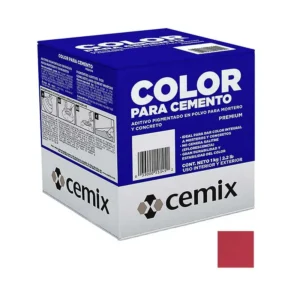 PINTURA P/CEMENTO  1 KG ROJO CARMIN CEMIX