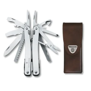 NAVAJA SWISSTOOL SPIRIT X PLATA 24 USOS+FUNDA PIEL