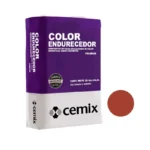 COLOR ENDURECEDOR 20 KG ROJO CEMIX