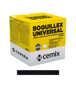 BOQUILLA UNIVERSAL SIN ARENA 5 KG NEGRO CEMIX