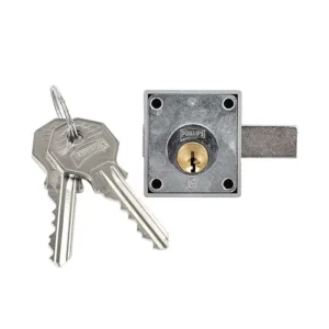 CERRADURA 250 CH CROMO P/MUEBLE DE OFICINA PHILLIP