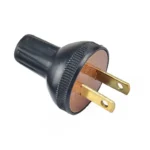CLAVIJA REDONDA PVC NEGRO IUSA