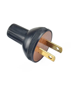 CLAVIJA REDONDA PVC NEGRO IUSA