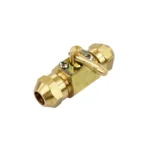 VALVULA DE PASO 3/8 X 3/8 FLERE C/2 TUERCAS CONI