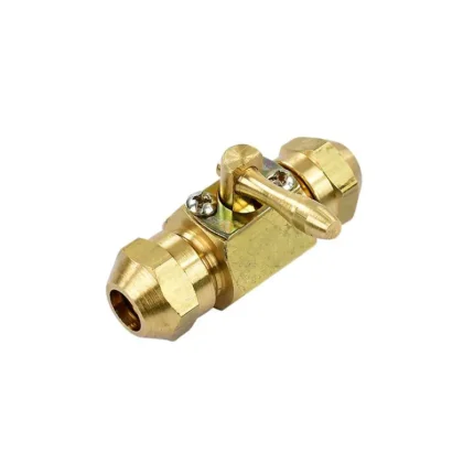 VALVULA DE PASO 3/8 X 3/8 FLERE C/2 TUERCAS CONI